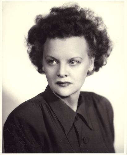 Portrait of Greta Magnusson Grossman, 1949.