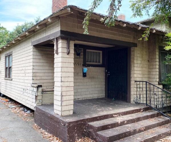 The modest and severely neglected house that once belonged to Paul Revere Williams and his family.